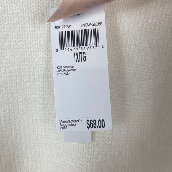 Philosophy‎ Ivory Snow Globe Sweater NWT Size 1XL - Picture 4 of 7